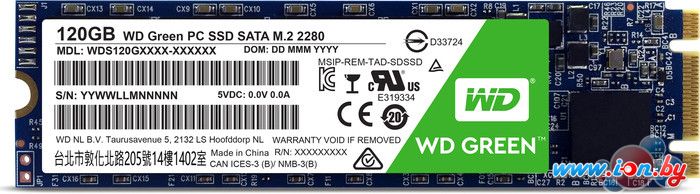SSD WD Green 120GB WDS120G2G0B в Минске