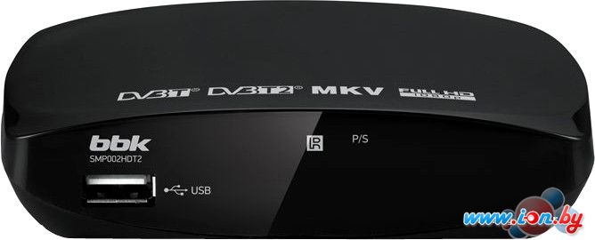 Приемник цифрового ТВ BBK SMP002HDT2 (черный) в Гомеле