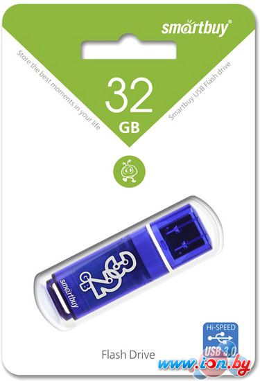 USB Flash SmartBuy Glossy Dark Blue 32GB [SB32GBGS-DB] в Могилёве