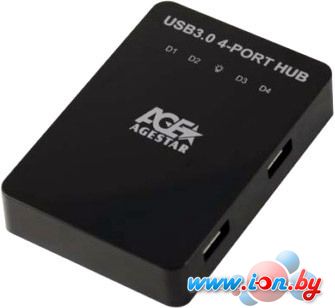 USB-хаб AgeStar 3UH2 Black в Гродно