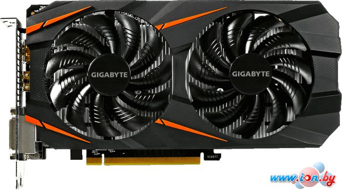 Видеокарта Gigabyte GeForce GTX 1060 Windforce 3GB GDDR5 [GV-N1060WF2-3GD] в Могилёве