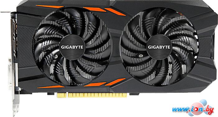 Видеокарта Gigabyte GeForce GTX 1050 Ti Windforce OC 4GB GDDR5 [GV-N105TWF2OC-4GD] в Бресте