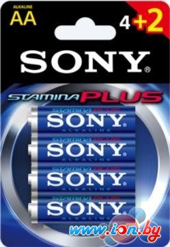 Батарейки Sony AA 6 шт. [AM3-B4X2D] в Могилёве