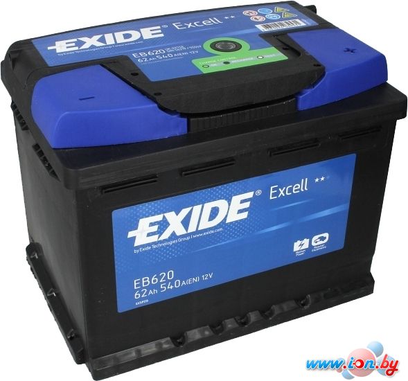 Автомобильный аккумулятор Exide Excell EB620 (62 А/ч) в Гомеле