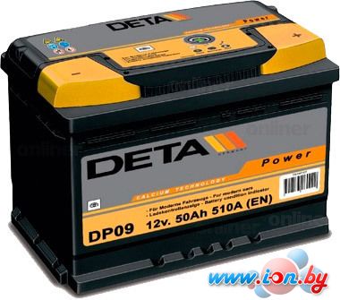 Автомобильный аккумулятор DETA Power DB 802 L (80 А/ч) в Витебске