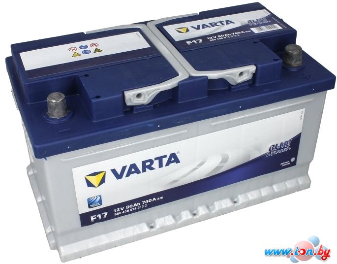 Автомобильный аккумулятор Varta Blue Dynamic F17 580 406 074 (80 А/ч) в Могилёве