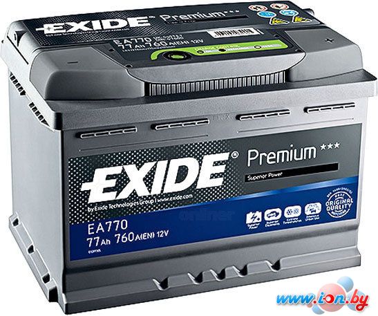 Автомобильный аккумулятор Exide Premium EA640 (64 А/ч) в Витебске