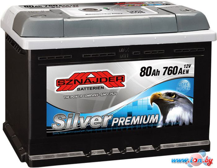 Автомобильный аккумулятор Sznajder Silver Premium 580 35 (80 А/ч) в Минске