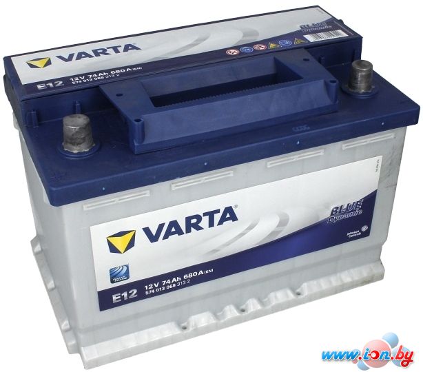 Автомобильный аккумулятор Varta Blue Dynamic E12 574 013 068 (74 А/ч) в Витебске