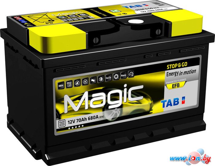 Автомобильный аккумулятор TAB Magic STOP & GO R (60 А/ч) (212060) в Витебске
