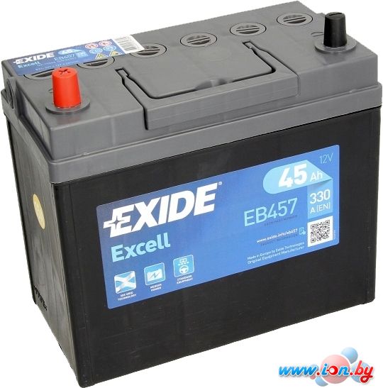 Автомобильный аккумулятор Exide Excell EB457 (45 А/ч) в Могилёве