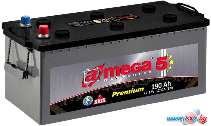 Автомобильный аккумулятор A-mega Premium 6СТ-190-А3 (190 А/ч) в Гомеле
