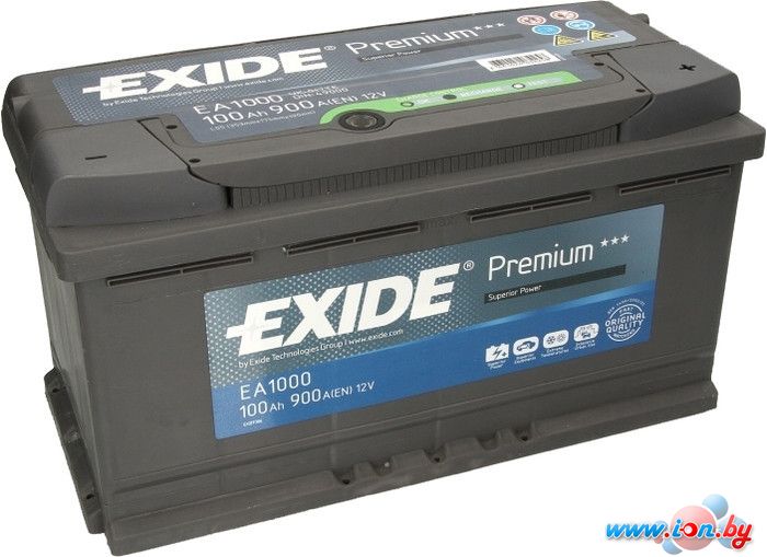 Автомобильный аккумулятор Exide Premium EA1000 (100 А/ч) в Гомеле