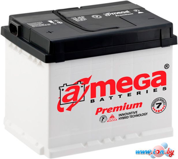Автомобильный аккумулятор A-mega Premium 6СТ-55-А3 R (55 А/ч) в Гомеле