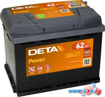 Автомобильный аккумулятор DETA Power DB621 (62 А·ч) в Витебске