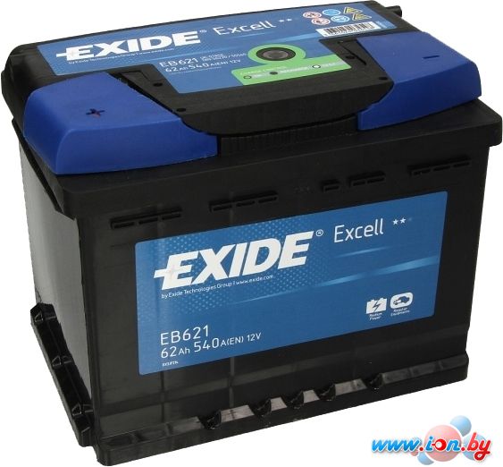 Автомобильный аккумулятор Exide Excell EB621 (62 А/ч) в Бресте