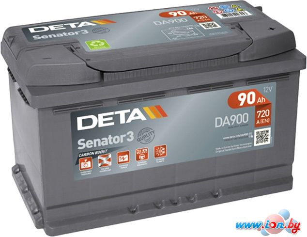 Автомобильный аккумулятор DETA Senator3 DA900 (90 А·ч) в Гомеле