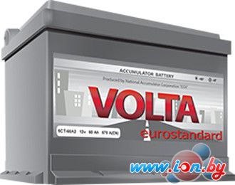 Автомобильный аккумулятор Volta Eurostandard 6CT-66 A1 L (66 А·ч) в Гомеле