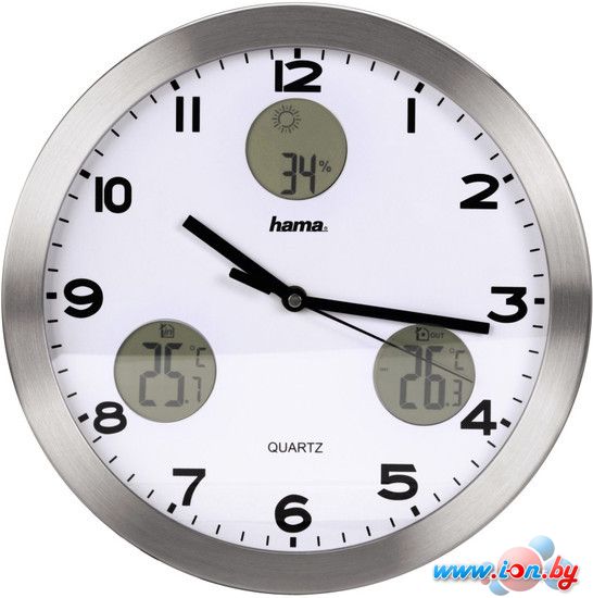 Настенные часы Hama AG-300 (серебристый) [00113982] в Минске
