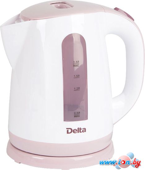 Чайник Delta DL-1326 (белый/сиреневый) в Гомеле