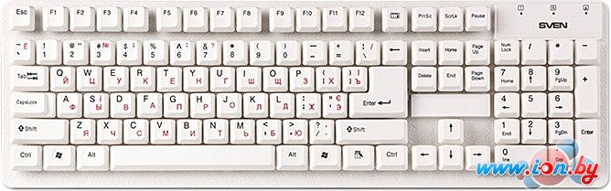 Клавиатура SVEN Standard 301 White в Могилёве
