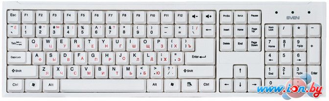 Клавиатура SVEN Standard 303 White в Могилёве