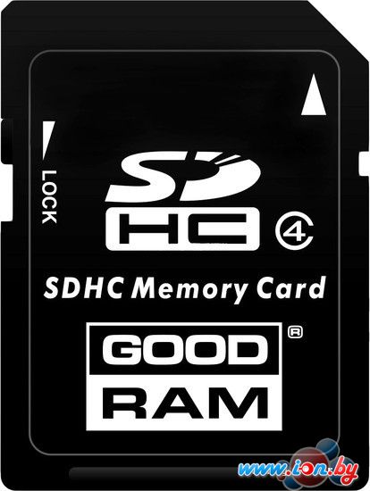 Карта памяти GOODRAM SDHC Class 4 4GB (SDC4GHC4GRR10) в Бресте