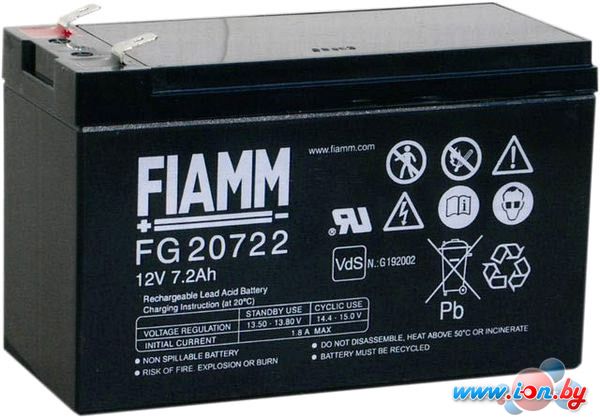 Мотоциклетный аккумулятор FIAMM FG20722 (7.2 А/ч) в Гродно
