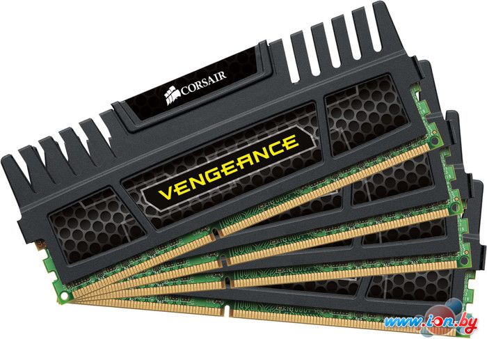 Оперативная память Corsair Vengeance Black 4x4GB DDR3 PC3-12800 KIT (CMZ16GX3M4A1600C9) в Могилёве