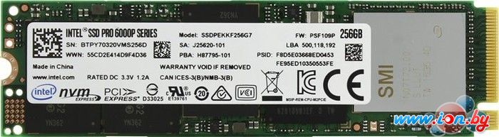 SSD Intel Pro 6000p 256GB [SSDPEKKF256G7X1] в Гродно