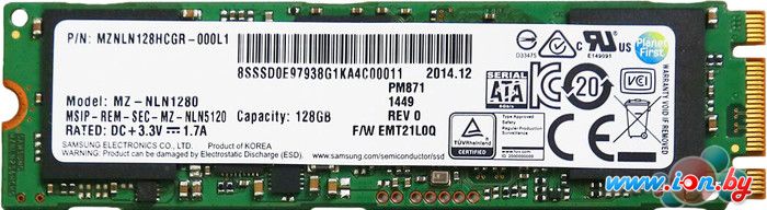 SSD Samsung PM871 128GB [MZNLN128HCGR] в Витебске