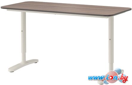 Письменный стол Ikea Бекант (серый/белый) [290.063.51] в Могилёве