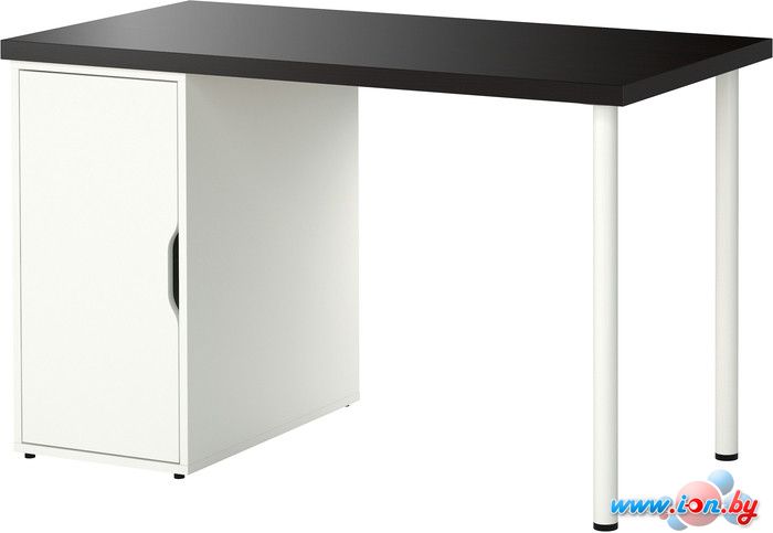 Письменный стол Ikea Линнмон/Алекс (черный/белый) [099.326.91] в Могилёве