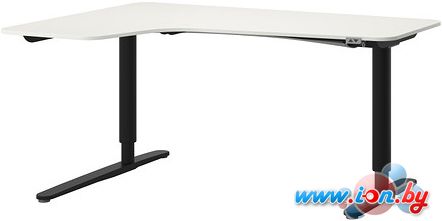 Письменный стол Ikea Бекант (белый/черный) [190.222.81] в Гомеле