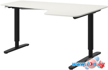 Письменный стол Ikea Бекант (белый/ченый) [890.225.03] в Витебске