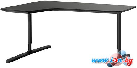 Письменный стол Ikea Бекант (черно-коричневый/черный) [290.063.94] в Могилёве