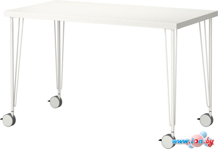 Письменный стол Ikea Линнмон/Крилле (белый/белый) [590.019.55] в Могилёве