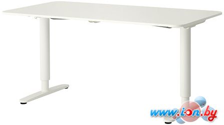 Письменный стол Ikea Бекант (белый) [690.225.37] в Могилёве