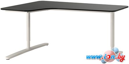 Письменный стол Ikea Бекант (черно-коричневый/белый) [790.063.96] в Могилёве
