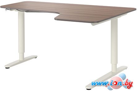 Письменный стол Ikea Бекант (серый/белый) [390.224.97] в Могилёве
