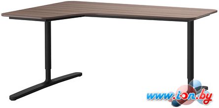 Письменный стол Ikea Бекант (серый/черный) [190.063.99] в Могилёве