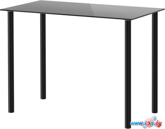 Письменный стол Ikea Гласхольм/Адильс (черный/черный) [399.037.72] в Гомеле