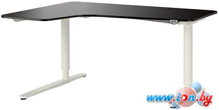 Письменный стол Ikea Бекант (черно-коричневый/белый) [690.222.69] в Витебске