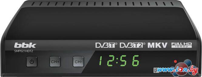 Приемник цифрового ТВ BBK SMP021HDT2 (темно-серый) в Витебске