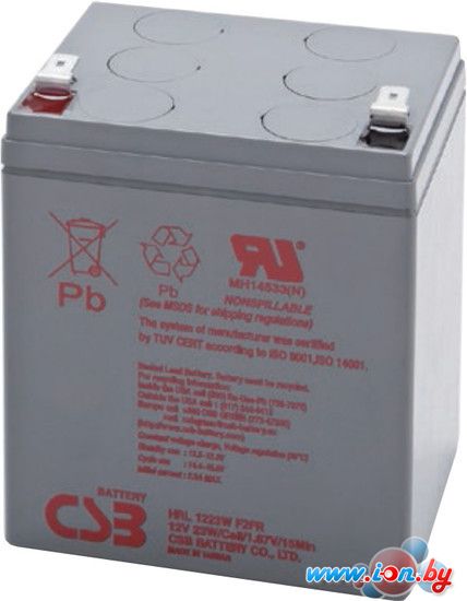 Аккумулятор для ИБП CSB HRL1223W F2 (12В/5 А·ч) в Могилёве