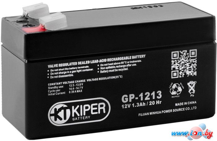 Аккумулятор для ИБП Kiper GP-1213 F1 (12В/1.3 А·ч) в Минске