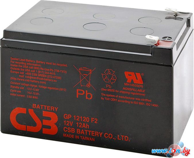 Аккумулятор для ИБП CSB GP12120 (12В/12 А·ч) в Минске