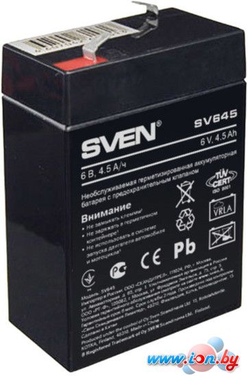 Аккумулятор для ИБП SVEN SV645 в Гомеле