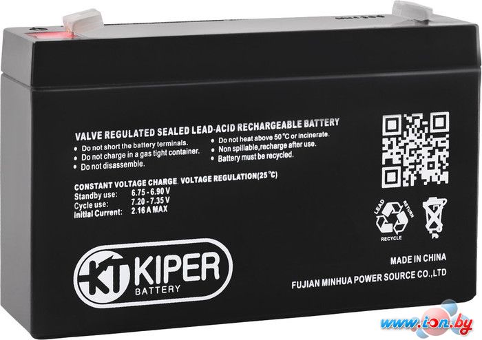 Аккумулятор для ИБП Kiper HR-690 F2 (6В/9 А·ч) в Гомеле