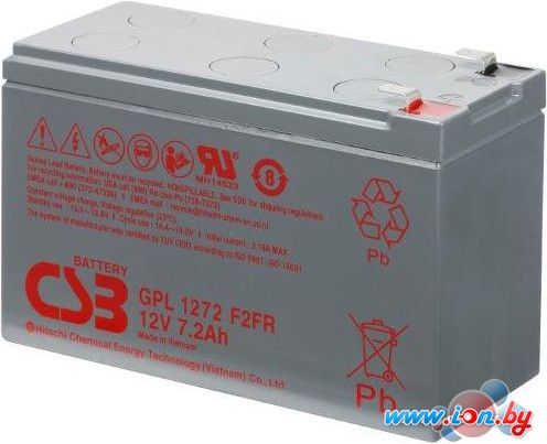 Аккумулятор для ИБП CSB GPL1272 F2FR (12В/7.2 А·ч) в Могилёве